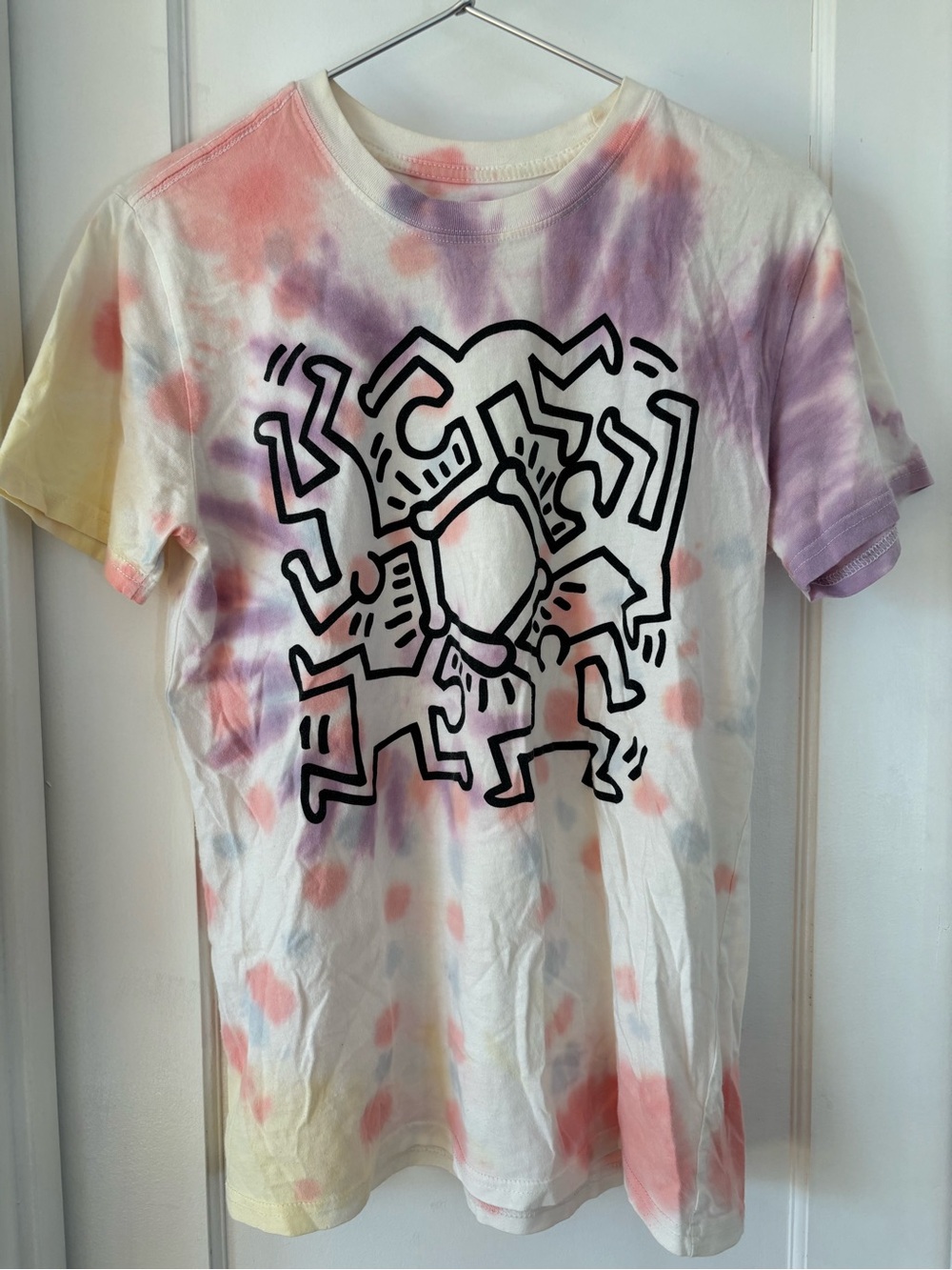 Keith Haring Colorful Tie Dye Tee